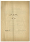 Moe Howard's 29pp. Script Dated July 1941 for The 1942 Three Stooges Film ''What's the Matador?'', With Working Title ''Run, Bull, Run'' -- Archival Repair to Cover, Else Very Good Condition